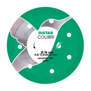 Tarcza diamentowa do cięcia płytek 76×10 mm Distar 11139053029