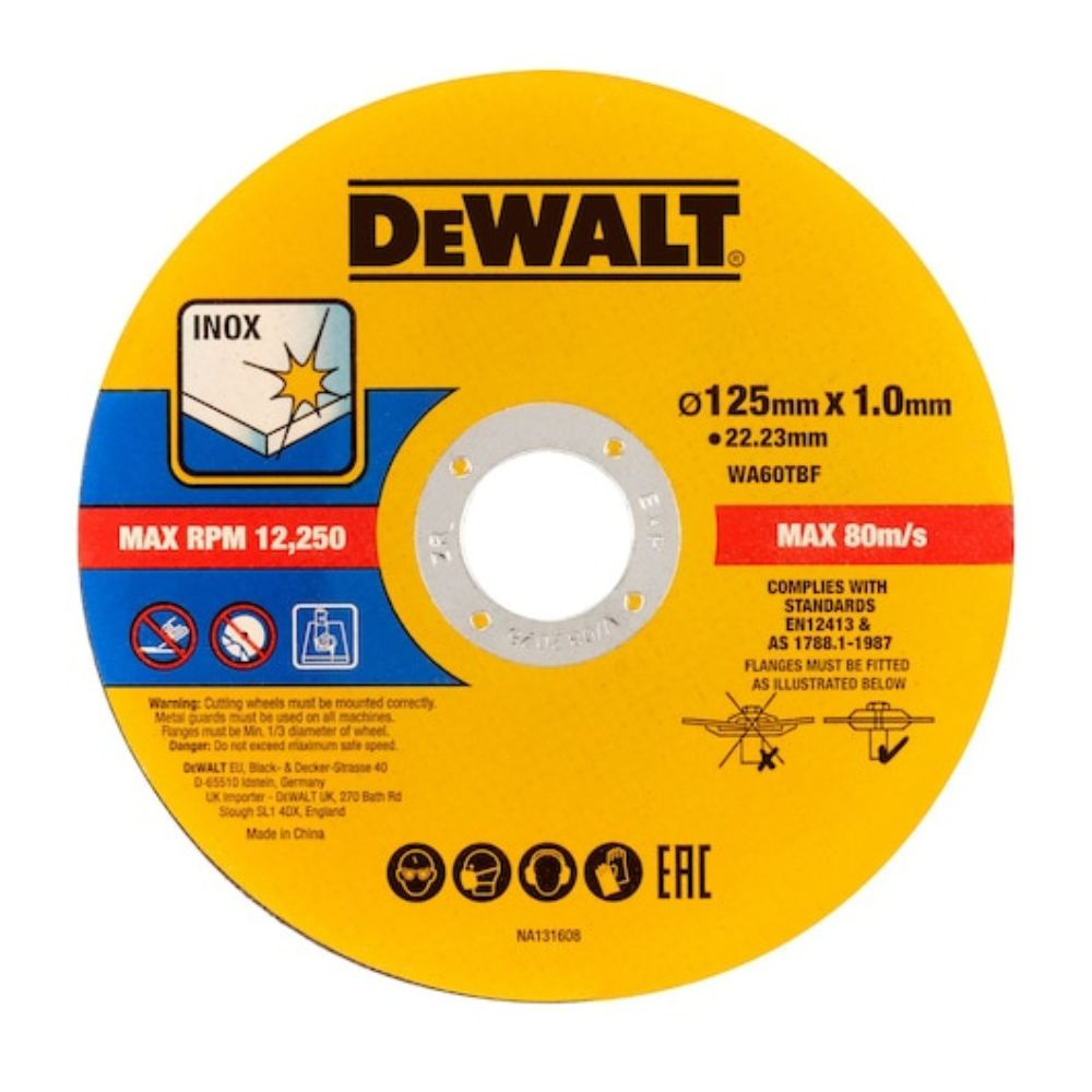 Tarcza do Metalu 125 mm Dewalt DT20594-QZ - 25 sztuk - obrazek 1
