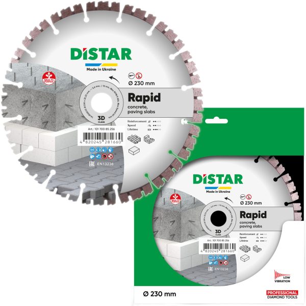 Tarcza do cięcia betonu Distar 230×22,23 10170085256 Tarcza do cięcia betonu Distar 230×22,23 10170085256
