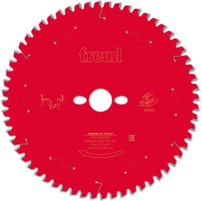 Tarcza do cięcia drewna 254x2,4/1,8x30mm Z60 Freud FR24W001M - obrazek 1