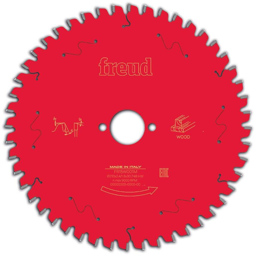 Tarcza do cięcia drewna 260x2,4/1,8x30 mm Z60 Freud FR26W001M - obrazek 1
