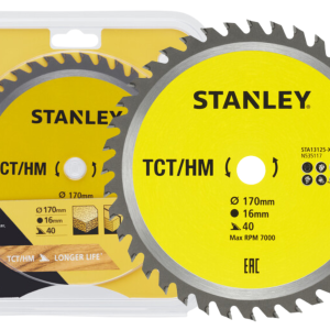 Tarcza do cięcia drewna TCT/HM 170×16 40Z Stanley STA13125-XJ Tarcza do cięcia drewna TCT/HM 170×16 40Z Stanley STA13125-XJ
