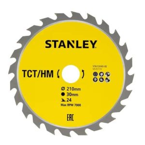 Tarcza do cięcia drewna TCT/HM 210×30 24z Stanley STA13040-XJ Tarcza do cięcia drewna TCT/HM 210×30 24z Stanley STA13040-XJ