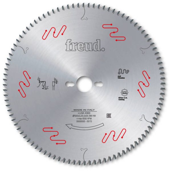 Tarcza do cięcia płyty laminowanej bez podcinacza 250×3,2/2,2×30 mm 80Z Freud LU3A 0200 Tarcza do cięcia płyty laminowanej bez podcinacza 250×3,2/2,2×30 mm 80Z Freud LU3A 0200