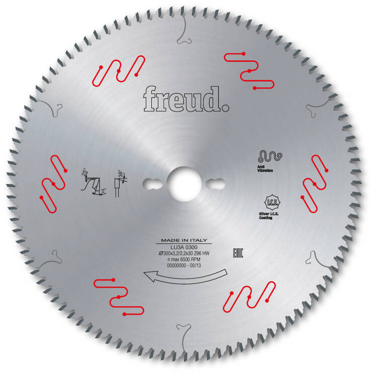 Tarcza do cięcia płyty laminowanej bez podcinacza 250x3,2/2,2x30 mm 80Z Freud LU3A 0200 - obrazek 1