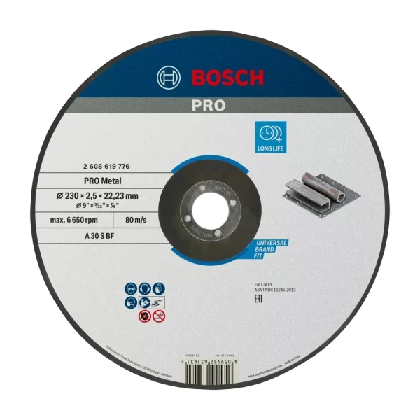 Tarcza do cięcia stali 230×22,23 Bosch 2608619776 Tarcza do cięcia stali 230×22,23 Bosch 2608619776