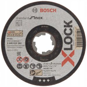 Tarcza do cięcia stali nierdzewnej X-LOCK Bosch 2608619362