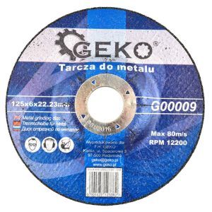 Tarcza do szlifowania metalu 125×22,23 Geko G00009 Tarcza do szlifowania metalu 125×22,23 Geko G00009