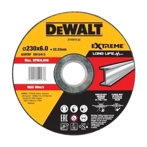 Tarcza do szlifowania metalu 230×22,23 DeWalt DT43919 Tarcza do szlifowania metalu 230×22,23 DeWalt DT43919