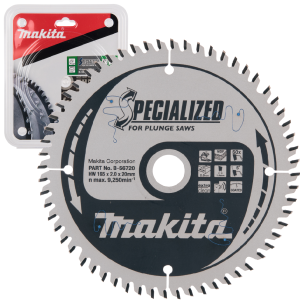 Tarcza tnąca do MDF/laminatu Makita 165x20mm 60Z B-56720