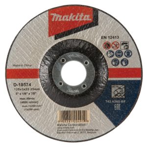 Tarcza tnąca do metalu 125 x 3 x 22,23 mm Makita D-18574 Tarcza tnąca do metalu 125 x 3 x 22,23 mm Makita D-18574