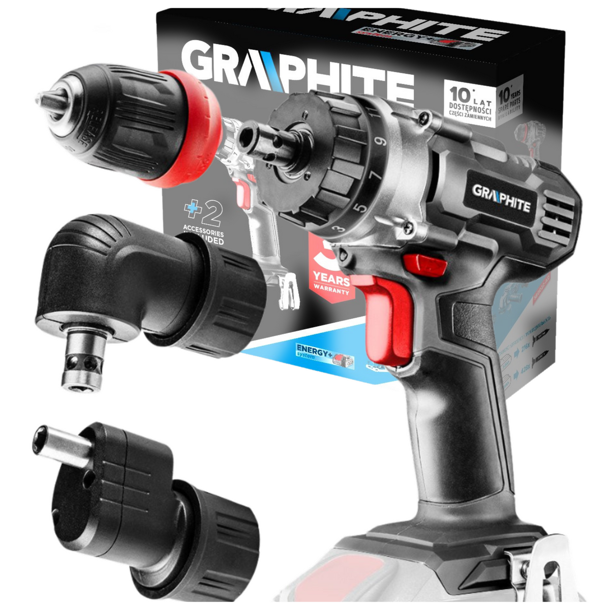 Wiertarko-wkrętarka Graphite 58G022-AD - obrazek 1