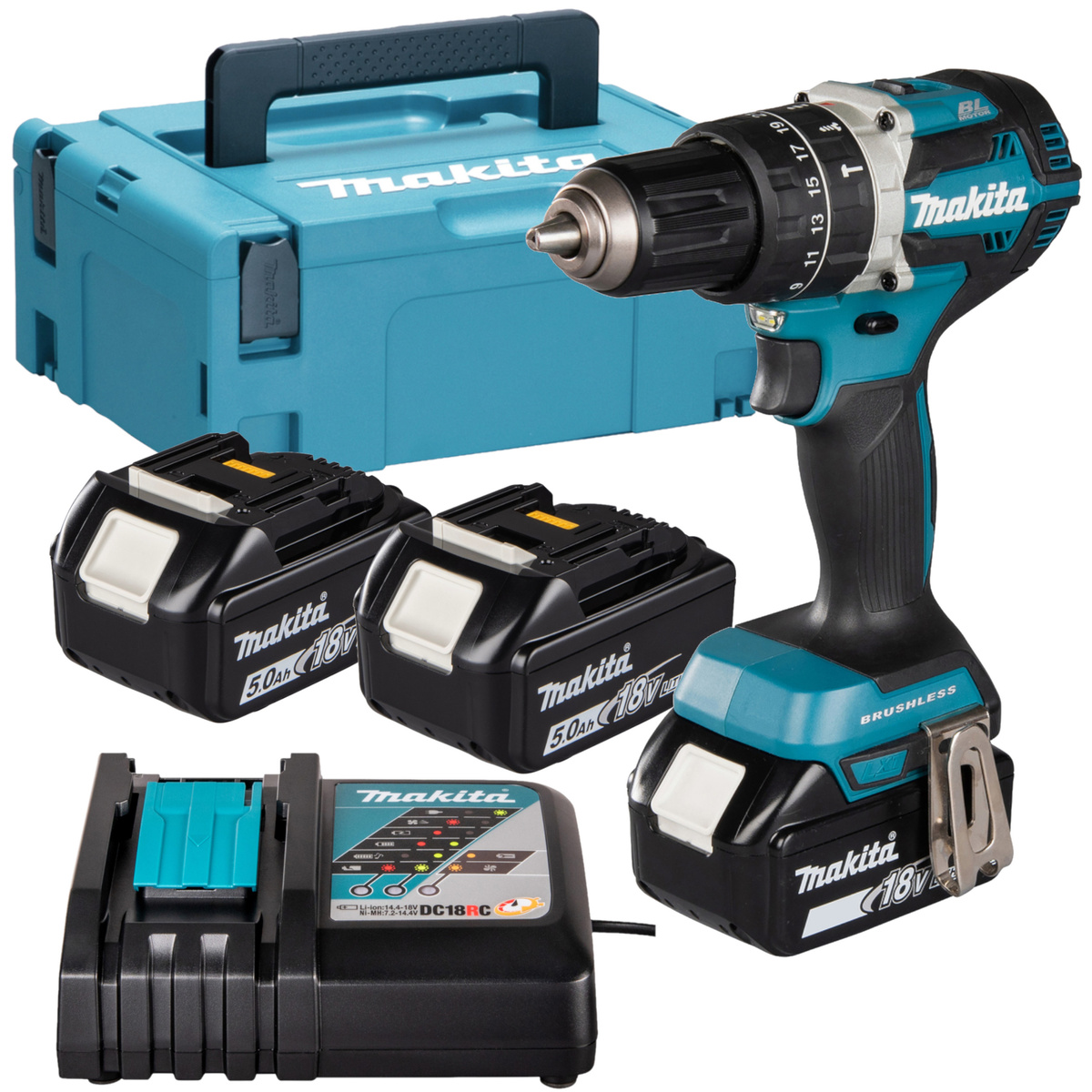 Wiertarko-wkrętarka Makita DHP484RT3J - obrazek 1