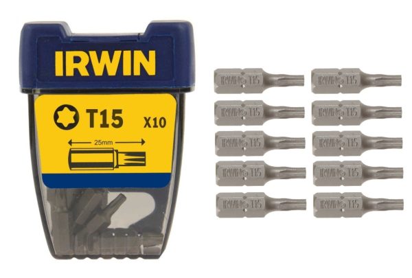 Zestaw 10 szt. bitów TX15 Irwin 10504352 Zestaw 10 szt. bitów TX15 Irwin 10504352