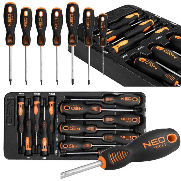 Zestaw 12 szt. śrubokrętów precyzyjnych NEO Tools 84-247 Zestaw 12 szt. śrubokrętów precyzyjnych NEO Tools 84-247