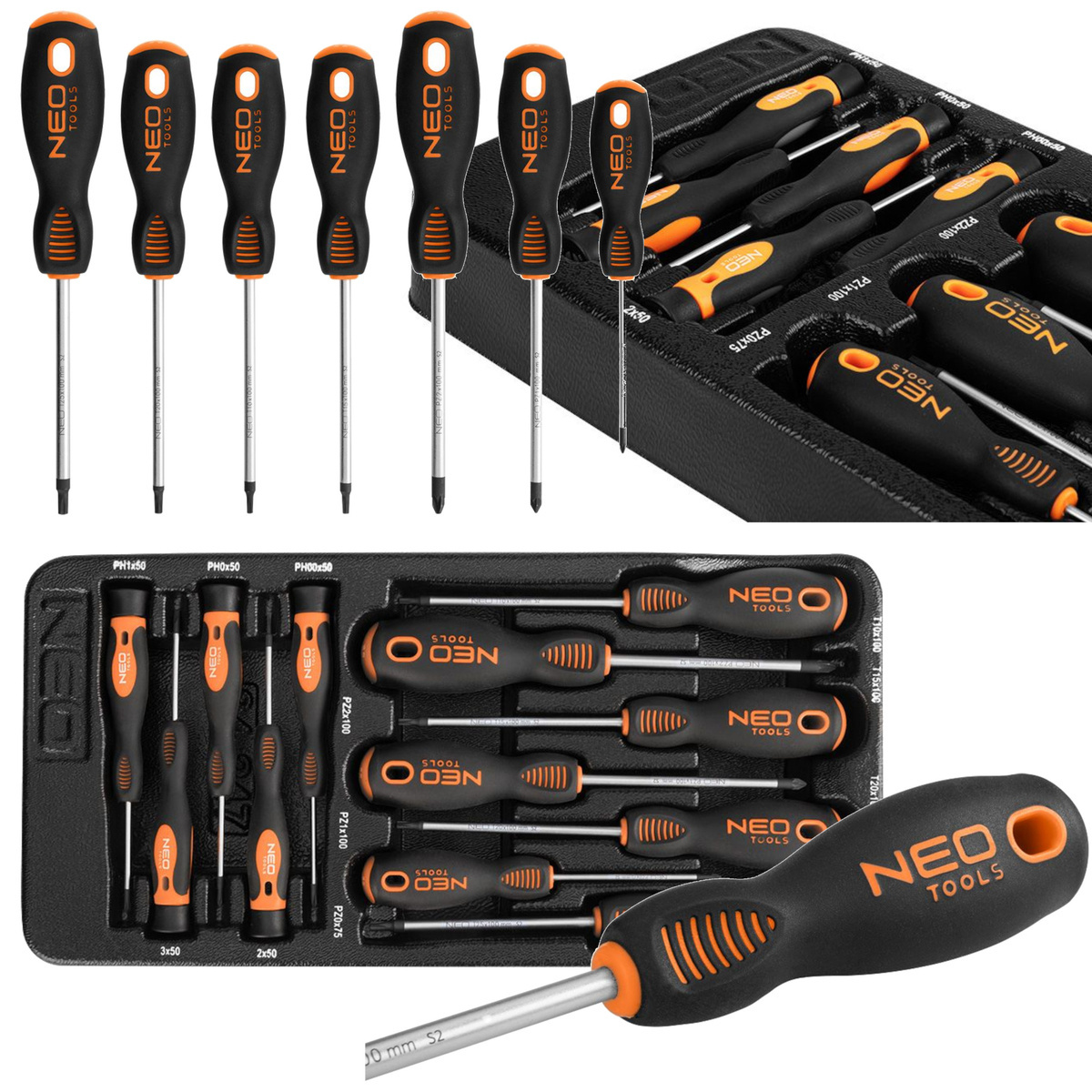 Zestaw 12 szt. śrubokrętów precyzyjnych NEO Tools 84-247 - obrazek 1