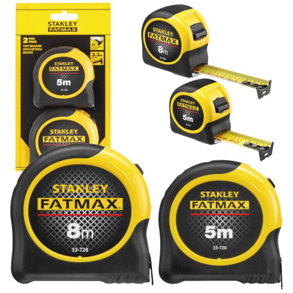 Zestaw 2 szt. taśm mierniczych Stanley Fatmax FMHT31725-0 Zestaw 2 szt. taśm mierniczych Stanley Fatmax FMHT31725-0