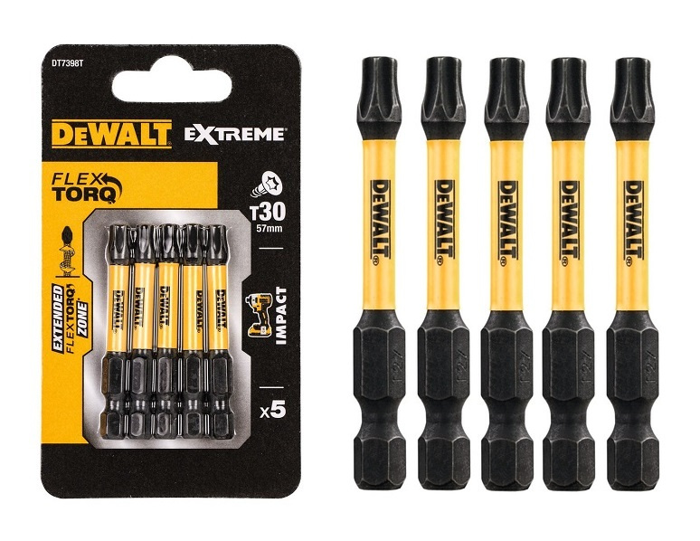 Zestaw 5 szt. bitów TX30 Dewalt DT7398T-QZ - obrazek 1