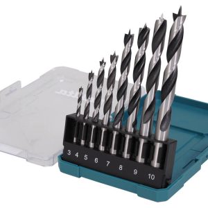 Zestaw 8 szt. wierteł do drewna Makita D-77257 Zestaw 8 szt. wierteł do drewna Makita D-77257