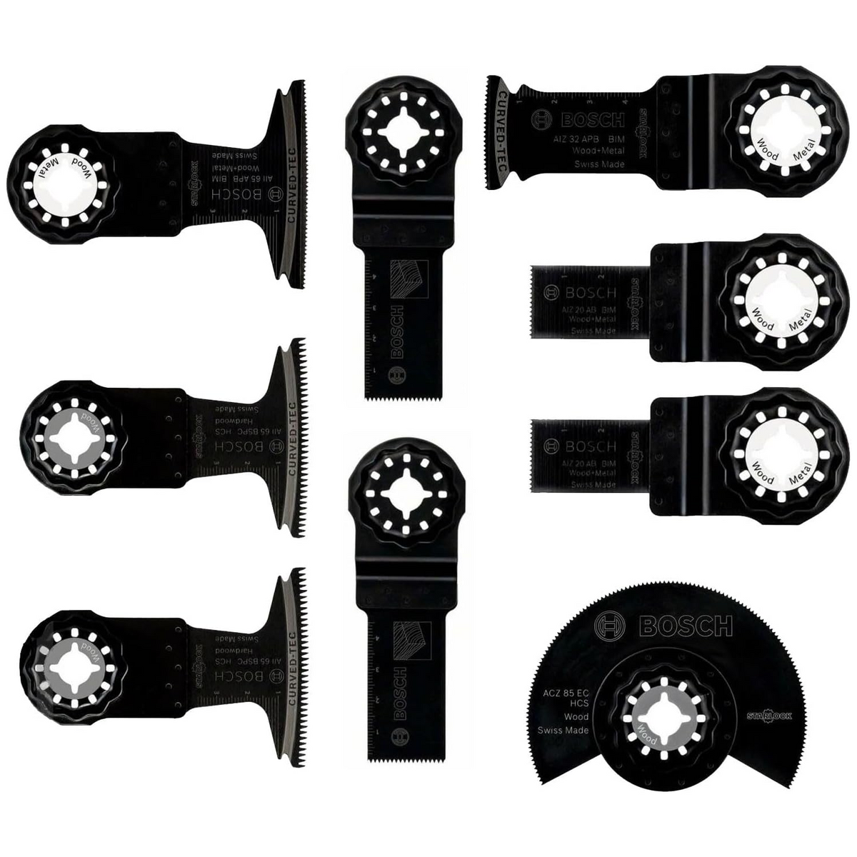 Zestaw 9 brzeszczotów Bosch Starlock 2608669146 - obrazek 1