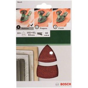 Zestaw arkuszy ściernych Bosch 2609256A62 Zestaw arkuszy ściernych Bosch 2609256A62