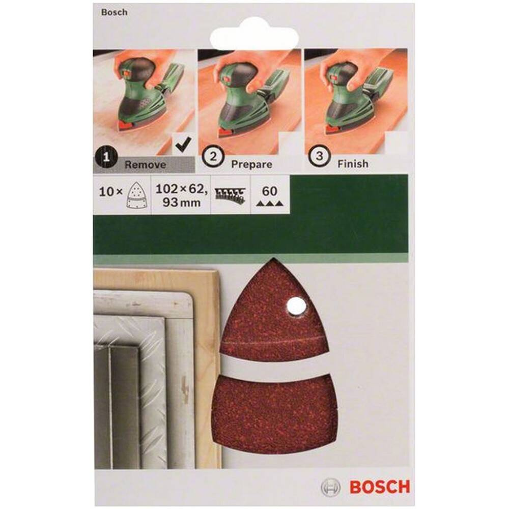 Zestaw arkuszy ściernych Bosch 2609256A62 - obrazek 1