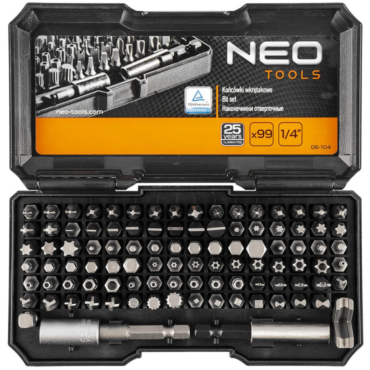 Zestaw bitów NEO Tools 06-104 - obrazek 1