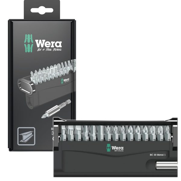 Zestaw bitów Wera Bit-Check 30 Metal 1 SB 05057440001 Zestaw bitów Wera Bit-Check 30 Metal 1 SB 05057440001