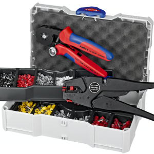 Zestaw do zagniatania tulejek kablowych Knipex 979010 Zestaw do zagniatania tulejek kablowych Knipex 979010