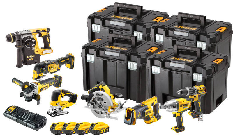 Zestaw elektronarzędzi Dewalt DCK865P4T - obrazek 1