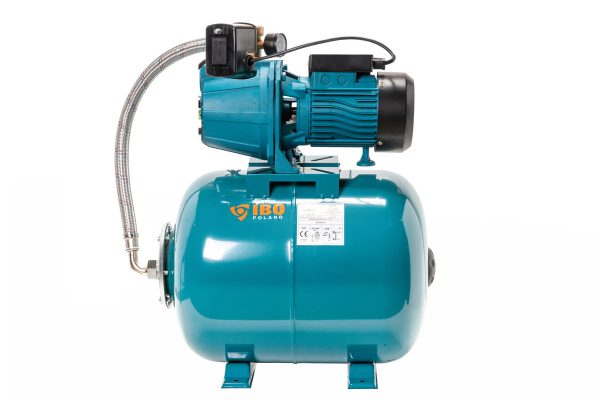 Zestaw hydroforowy IBO JET 100A z 50-litrowym zbiornikiem Zestaw hydroforowy IBO JET 100A z 50-litrowym zbiornikiem
