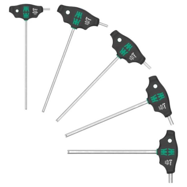 Zestaw kluczy imbusowych 454/5 HF SHK Set 1 z rękojeścią poprzeczną, Hex-Plus Wera Zestaw kluczy imbusowych 454/5 HF SHK Set 1 z rękojeścią poprzeczną, Hex-Plus Wera