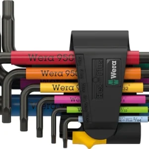 Zestaw kluczy imbusowych calowych Wera 950/9 Hex-Plus Multicolour Imperial 3 BlackLaser 05022641001 Zestaw kluczy imbusowych calowych Wera 950/9 Hex-Plus Multicolour Imperial 3 BlackLaser 05022641001