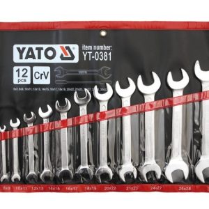 Zestaw kluczy płaskich Yato YT-0381 12 el. 6 – 32 mm Zestaw kluczy płaskich Yato YT-0381 12 el. 6 – 32 mm