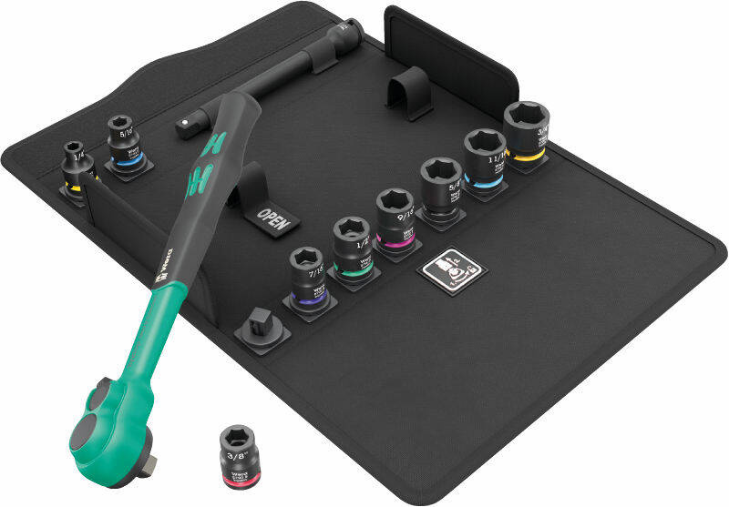 Zestaw nasadek z grzechotką 3/8" Wera Zyklop Comfort 8100 SB 13 05005531001 - obrazek 1