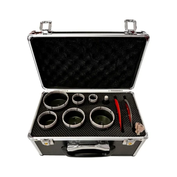 Zestaw otwornic diamentowych Wertec WTASM09B Zestaw otwornic diamentowych Wertec WTASM09B