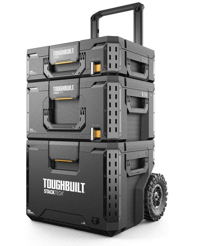 Zestaw skrzyń narzędziowych ToughBuilt StackTech TB-B1S3-B-70R - obrazek 1