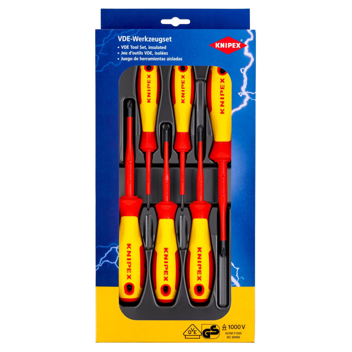 Zestaw wkrętaków VDE Knipex 00 20 12 V03 6-częściowy - obrazek 1