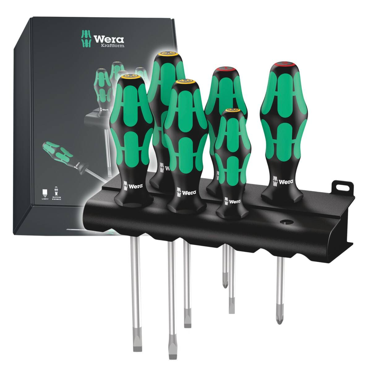 Zestaw wkrętaków Wera Kraftform Lasertip 334/6 (05105650001) - obrazek 1