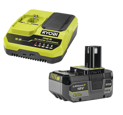 Zestaw zasilający Ryobi RB1840X + RC18180 Zestaw zasilający Ryobi RB1840X + RC18180