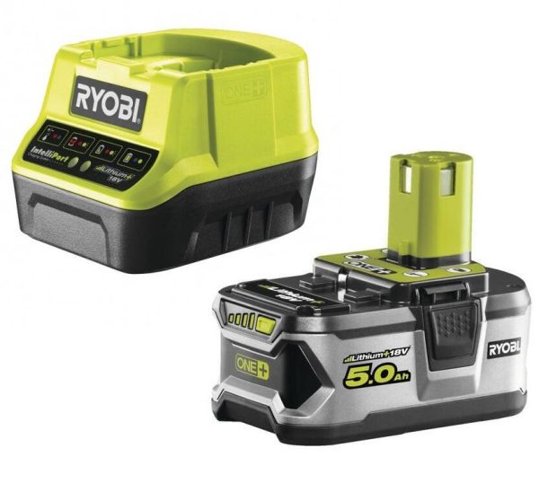 Zestaw zasilający Ryobi RB18L50 + RC18120 Zestaw zasilający Ryobi RB18L50 + RC18120