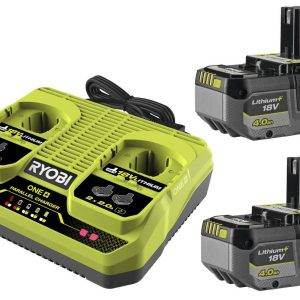 Zestaw zasilający Ryobi RC18240 + 2x RB1840X Zestaw zasilający Ryobi RC18240 + 2x RB1840X