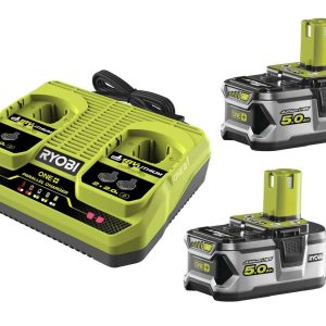 Zestaw zasilający Ryobi RC18240 + 2x RB18L50 Zestaw zasilający Ryobi RC18240 + 2x RB18L50