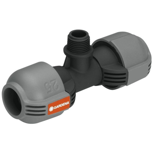 Rozdzielacz T 25 mm x 1/2″ GZ Sprinklersystem Gardena GR-02786-20 Rozdzielacz T 25 mm x 1/2″ GZ Sprinklersystem Gardena GR-02786-20