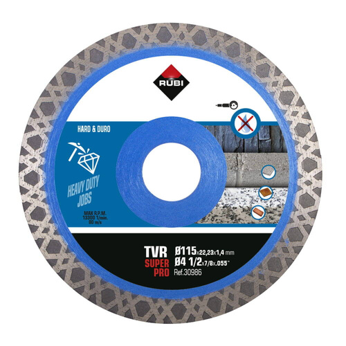 Tarcza diamentowa Rubi TVR 115 SUPERPRO 30986 Tarcza diamentowa Rubi TVR 115 SUPERPRO 30986