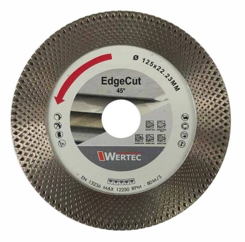 Tarcza diamentowa Wertec Edgecut 125×22,23 mm Tarcza diamentowa Wertec Edgecut 125×22,23 mm