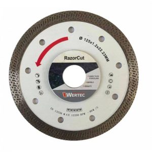 Tarcza diamentowa Wertec Razorcut 125×22,23 Tarcza diamentowa Wertec Razorcut 125×22,23