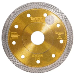 Tarcza diamentowa do gresu KING GRES 125×22,23x10mm Wertec KINGGRES125 Tarcza diamentowa do gresu KING GRES 125×22,23x10mm Wertec KINGGRES125
