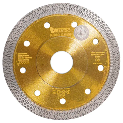 Tarcza diamentowa do gresu KING GRES 125×22,23x10mm Wertec KINGGRES125 Tarcza diamentowa do gresu KING GRES 125×22,23x10mm Wertec KINGGRES125