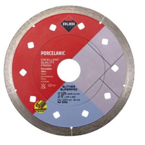 Tarcza diamentowa do gresu Rubi SLITHER 125 SUPERPRO 32961 Tarcza diamentowa do gresu Rubi SLITHER 125 SUPERPRO 32961